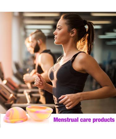 Hiullen Menstrual Disc Set - Reusable Silicone Menstruation Cups | 2 Sizes S+L | Eco-Friendly Alternative to Tampons for Active Women - Buy Online on GoSupps.com