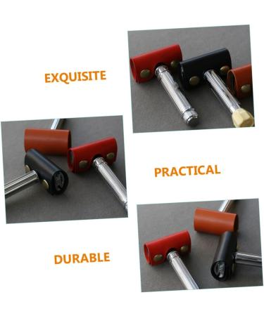 Crilstyleo Men's Razor Accessories - Durable Leather Cover & Protective Shell for Manual Razors | Smooth Shaving | 2-Piece Set - Buy Online on GoSupps.com