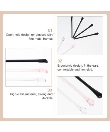15 Pairs Vintage Silicone Glasses Leg Covers | Stylish & Durable Glasses Holders for Thin Legs - Buy Online on GoSupps.com