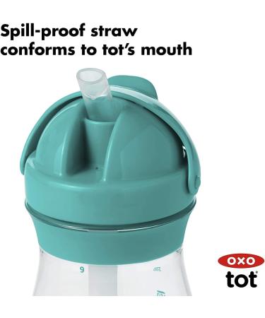OXO Tot Transitions Straw Cup 9 oz Teal - Pack of 1 | BPA-Free - Buy Online on GoSupps.com