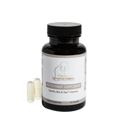 The Factor Formula Hair & Skin Vitamin Biotin-Free Supplement for Radiant Skin Healthy Hair & Natural Beauty Support 60 Capsules