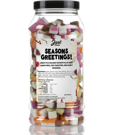 Just Treats Christmas Sweet Gift Jar - Customisable Pick A Sweet and Pick a Xmas Message - Pick & Mix Sweets - Buy Online on GoSupps.com