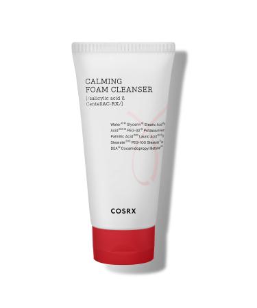 COSRX AC Collection Calming Foam Cleanser 150ml | Facial Cleanser for Acne Prone Skin | For Sensitive Blemish Prone Skin | Animal Testing Free Paraben Free Korean Skincare