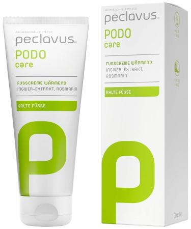 Peclavus PODOcare Warming Foot Cream with Ginger & Rosemary - 100ml for Soothing Relief | International Shipping - Buy Online on GoSupps.com