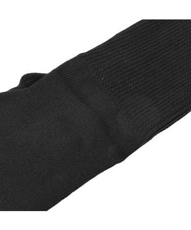 Natudeco Extra Wide Black Diabetic Socks - 1 Pair | Hospital Bariatric, High Elasticity, Anti-Slip, Soft Cotton | Ideal for Swollen Feet - Buy Online on GoSupps.com