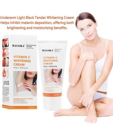 HASAIKA Underarm Whitening Cream whitening cream for the intimate area suitable for armpits knees elbows sensitive skin areas and intimate areas 60 g - Buy Online on GoSupps.com