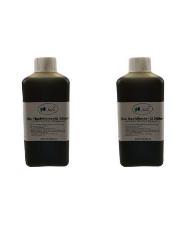 Sala evening primrose oil cold pressed organic food grade (2 x 250 ml HDPE bottle)