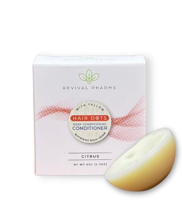 Hair Dot: Deep Conditioner Solid Bar I with Tallow I 65g I Citrus Scented