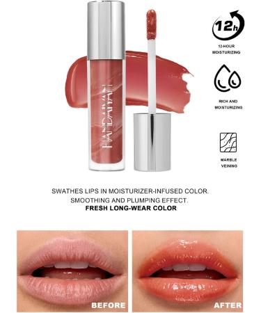 GUASDIE 6 Colors Marble Liquid Lip Gloss Moisturizing Lipstick Lip Gloss Oil Lip Gloss Kit High Gloss Lip Plumper Glass Finish Girls and Women - Buy Online on GoSupps.com