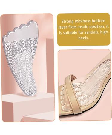 FOMIYES 10 Pairs Five Toe Sticky Front Pad Heel Cushion - Arch Support Insoles for High & Low Heels - Non-Slip Gel Foot Massage Pads for Women - Buy Online on GoSupps.com