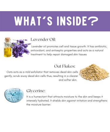 Lavender Oatmeal Moisturizing Lotion - 120ml | Nourishing Skincare for Hydration & Soothing Relief - International Shipping Available - Buy Online on GoSupps.com