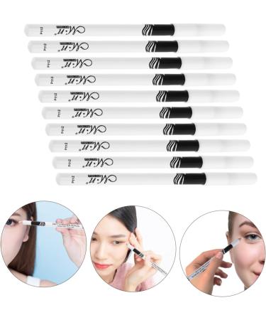 FOMIYES Highlighters 30 PCS lying silkworm eyeliner makeup eyeshadow eye highlighter pencil makeup eyeliners ultra thin Eye Brow Pencil 1 count (Pack of 1) Whitex3pcs - Buy Online on GoSupps.com