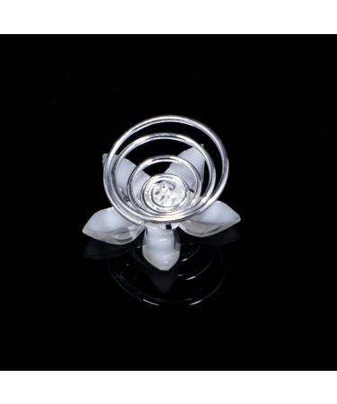 24PCS Rhinestones Crystal Spirals Hair Pin with Imitation Pearl - Bun Stick Hairpin for Twists and Coils (A) - Buy Online on GoSupps.com