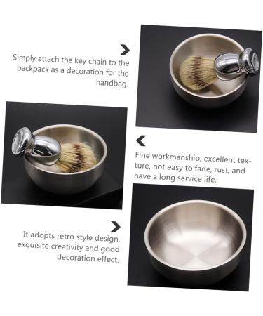 Mikinona Men's Wet Shaving Brush Set - 2-Piece Impact Bowl & Razor Brush for Easy Grooming | International Shipping Available - Buy Online on GoSupps.com