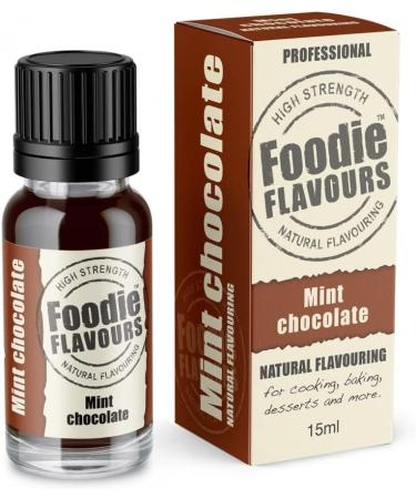 Foodie Flavours Mint Chocolate - Natural Food Flavouring 15ml - Buy Online on GoSupps.com