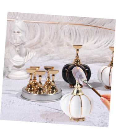 FRCOLOR Nail art practice holder nail training stand display rack Nail Holders Acrylic Base manicure tool false nail tip display acrylic display risers nail art tool magnetic white makeup 5.4x3.5cm White - Buy Online on GoSupps.com