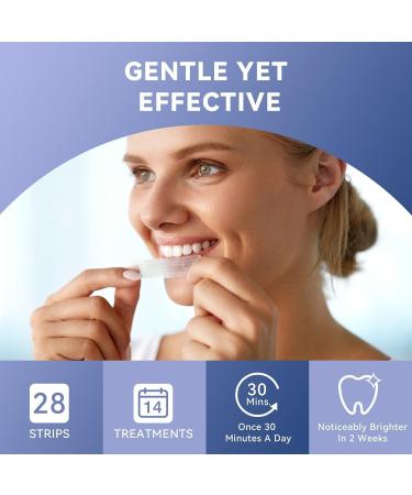 Sensitive Teeth Whitening Strips - 28 Express White Strips for Fast Effective Whitening | Shop Worldwide - Buy Online on GoSupps.com