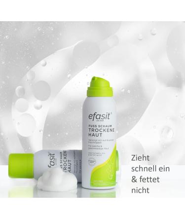 Efasit Foot Foam for Dry Skin 125ml | Intensive 10% Urea & Allantoin Moisture | Quick Absorption for Diabetic Care - Buy Online on GoSupps.com