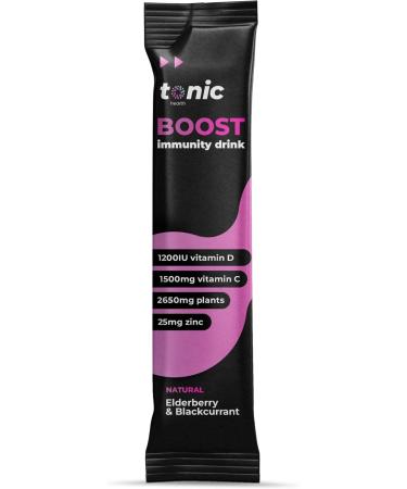 Tonic Health High Dose Immunity Supplement - Max Strength - Vitamin C Vitamin D Zinc. Plant Powered for Immune Recovery & Energy Boost - Vegan No Sugar - Elderberry & Blackcurrant (10 Count) 10 Count (Pack of 1) - Buy Online on GoSupps.com
