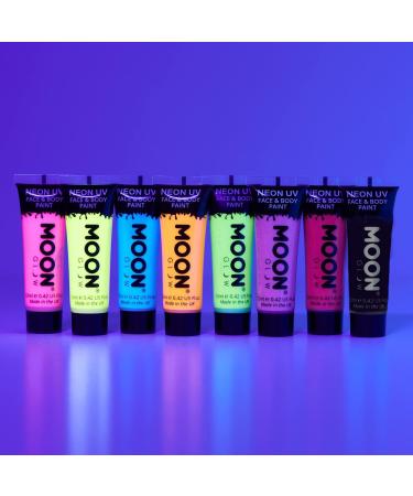 Moon Glow 12ml Neon UV Face & Body Paint - Pastel Orange | High-Quality Body Paint - Buy Online on GoSupps.com