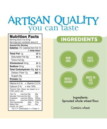 Pastabilities Sprouted Pasta 2 Pack - Non-GMO Ancient Whole Grain Flour Natural Pasta (11 oz) - Buy Online on GoSupps.com