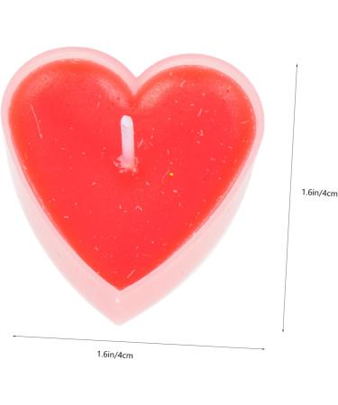 Zerodeko 36 Pcs Heart Shaped Scented Tealight Candles | Romantic Decor for Weddings Baths & Special Occasions - Buy Online on GoSupps.com