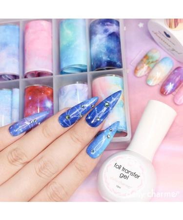 Daily Charme Foil Transfer Glue Gel Polish 15ml | Long-Lasting Adhesive for Foil Nail Art | Perfect for Home DIY & Salon Use - Buy Online on GoSupps.com