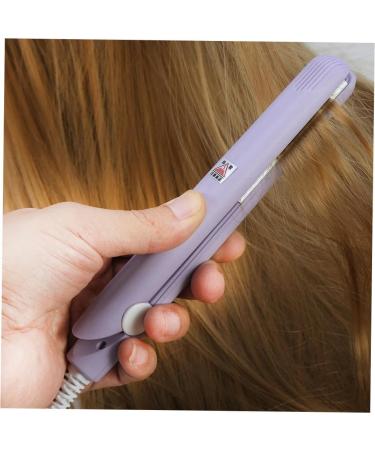 Professional Hair Straightener & Curling Iron - Adjustable Temperature Flat Iron with Ceramic Tourmaline Plate - Light Purple - 4 Colors Available | Shop Internationally - Buy Online on GoSupps.com