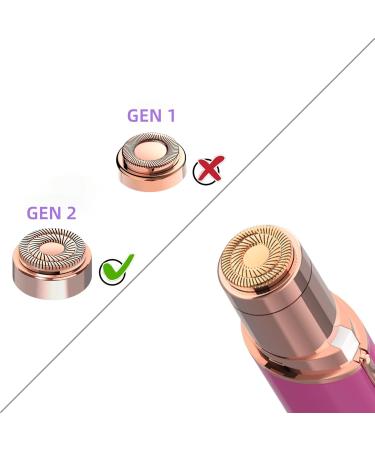 Flawless Hair Remover Replacement Heads - Gen 2 18K Gold-Plated Blades for Women | Painless 6-Piece Set - Buy Online on GoSupps.com