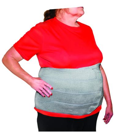 StrictlyStability 2XL Plus Size Bariatric Abdominal Binder | Hernia Support | Post Surgery Tummy & Waist Compression Wrap | Obesity Girdle Belt for Big Men & Women (2XL) 2X-Large (Pack of 1)