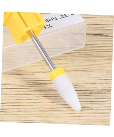 Beaupretty Nail Bit Grinding Head polish grinding bit bit Fine Coarse Bit Cuticle Bit Art Supplies File Bits s bits bits Accessories Nail Drill Bits medium Yellow - Buy Online on GoSupps.com