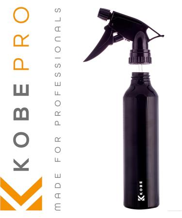 Kobe Professional Black Aluminium fine mist Water Spray - 260 ml - hairdressing - barbers - plants - Buy Online on GoSupps.com