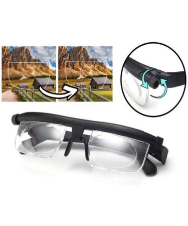 Tintoke Adjustable Focus Reading Glasses - Unisex Variable Focus -6D to +3D Correction Glasses for Men & Women - Buy Online on GoSupps.com