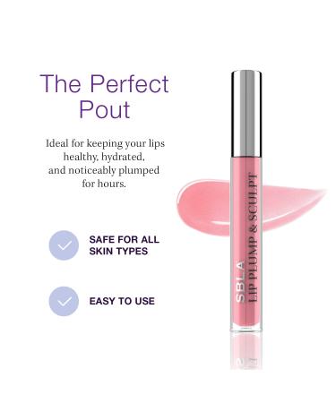 SBLA Beauty Double The Plump Lip Plumper Gloss - Christie (Natural Pink) 11 Oz - Buy Online on GoSupps.com