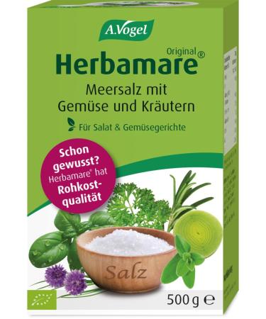 A.Vogel A.Vogel Organic Herbamare Pack of 2 refills of sea salt with aromatic herbs (500 g)