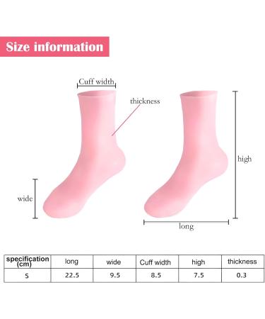Moisturizing Silicone Socks for Women | Foot Spa & Pedicure Care | Exfoliating Gel Socks - Buy Online on GoSupps.com