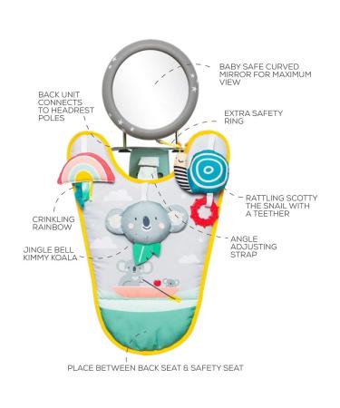 Taf Toys Koala In-Car Play Center | Parent's Travel Companion for Baby's Entertainment and Safety On-The-Go - Buy Online on GoSupps.com