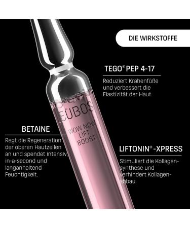 Dr Hobein (successor) Eubos Wow Now Lift Boost Smoothing Treatment ampoules 7 x 2ml 7 days of immediate treatment against fine wrinkles for immediate lifting and smoothing - Buy Online on GoSupps.com