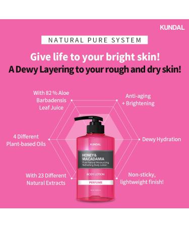 KUNDAL Moisture Body Lotion 500ml - Cherry Blossom | Hydrating Nourishing & Soothing | International Shipping Available - Buy Online on GoSupps.com