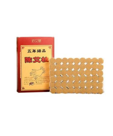Moxa Rolls Sticks Gold Moxa 10 pieces Moxa Sticks 54 pieces Moxarolle Pure Moxa Meridian Massage Chinese Moxibusion Beauty Health Care Moxa Roll (Color: 54 PCs Moxa Roll)