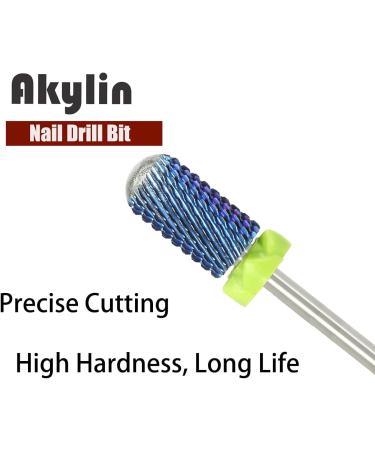 Akylin Carbide Nail Drill Bits - 3/32 Fast Remove for Acrylic/Hard Gels Smooth Round Top for Manicure Pedicure Cuticle Gel Polishing Salon Bits-Left and Right Hand(Medium) Medium-M Type-C - Buy Online on GoSupps.com