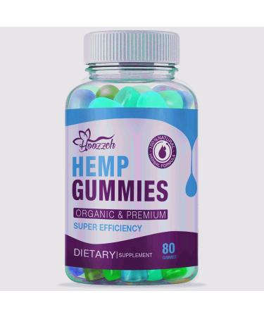 Organic Gummies Made with Pure Oil Gummy Extra Strength Gluten- Free for Adults 1-Pack(Vegetable)