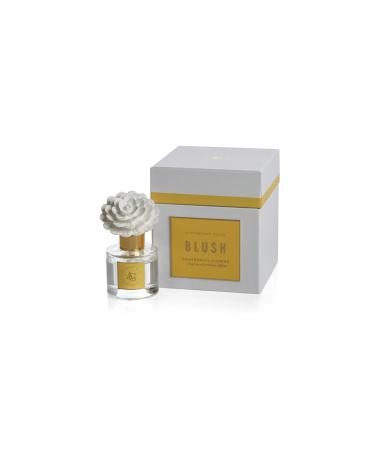 Zodax Apothecary Guild Blush Porcelain Diffuser 2.75" x 2.75" x4.5" Yellow Grapefruit