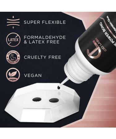 Elite Power Eyelash Extension Glue - 8 Week Retention Fast Drying Latex Free 5ml - Perfect for Professionals - Buy Online on GoSupps.com
