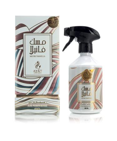 AYAT PERFUMES - Home Perfume Spray - Oriental Scents - 500 mL (Musk Vanilla)