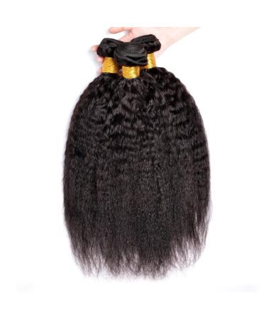 Yaki Smooth Real Hair Bundle - 76.2 cm 10A Brazilian Kinky Straight for Black Women - Natural Color 30 - Buy Online on GoSupps.com
