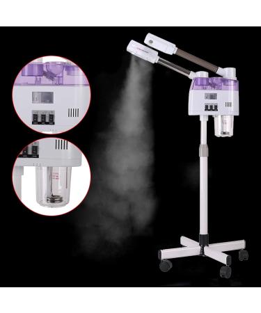 KenSyuInt Hot and cold facial steamer - Double tube - Facial sauna - Spray vaporizer - Steamer - Moisturizer - Beauty device - Sprayer - Beauty studio - Spa - Skincare - Buy Online on GoSupps.com