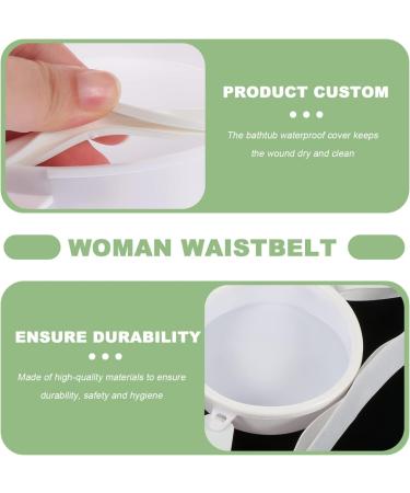 EXCEART Waterproof Stoma Cover | Ostomy Bath & Shower Protector | White Wound Guard - International Shipping - Buy Online on GoSupps.com