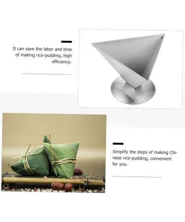 Zerodeko Zongzi Mould Chocolate Silicone Molds 2pcs Rice Ball Shaping Kitchen Utensils Accessories Zongzi Stainless Steel Material Silicone Candy Molds Rice Maker Mold 13X13X8.5CMx2pcs Silverx2pcs - Buy Online on GoSupps.com