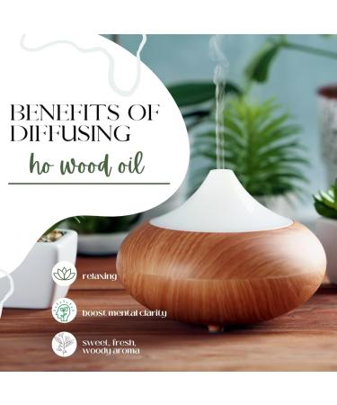 Ho Wood Essential Oil 1/2 fl oz (15 ml) Glass Bottle 100% Pure & Natural - GreenHealth - Buy Online on GoSupps.com